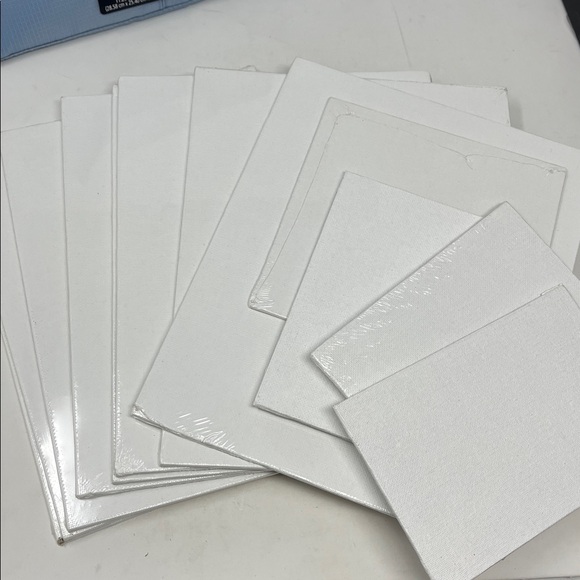 ARTS AND CRAFT BUNDLE Canvases Glitter Wash Markers Pencils Stickers Beads Bag - Picture 9 of 11